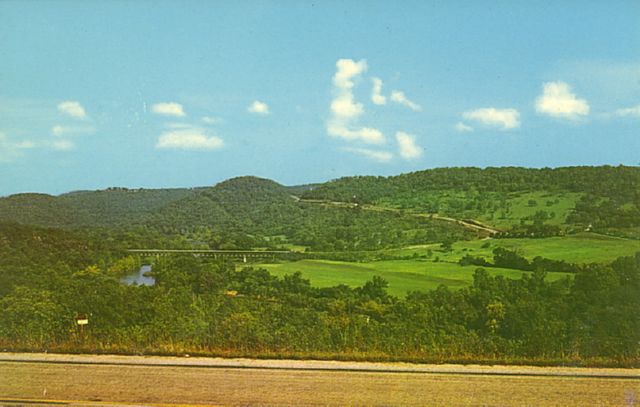 White River Bridge, U.S. Highway 62, near Eureka Springs Arkansas Ozarks